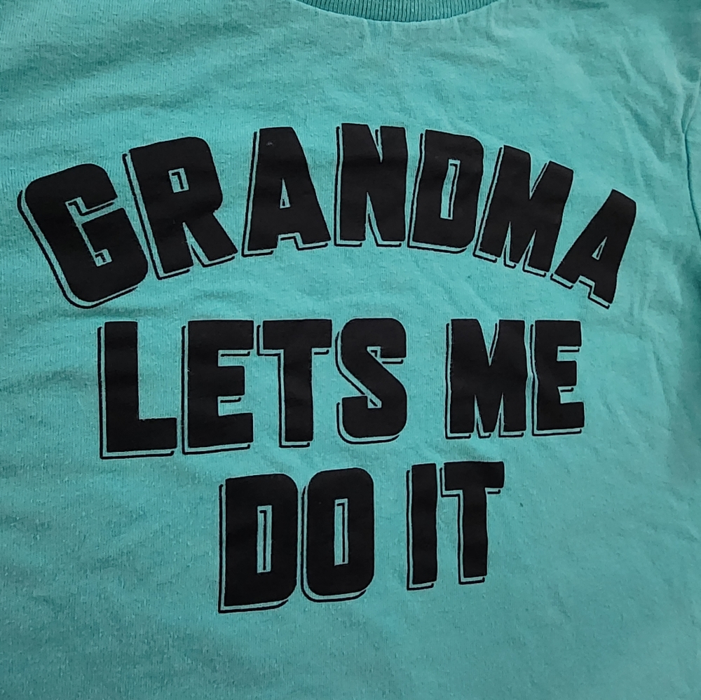 Blue Statement Tee, Kid's 2T - Picture 3 of 6